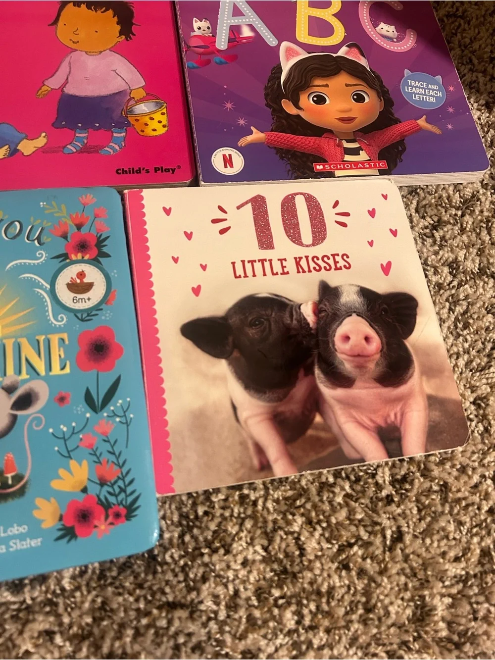 6 Kids Children’s Boards Books - Lot Bundle